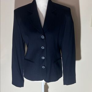 Tweeds Classic Pinstripe Black Blazer